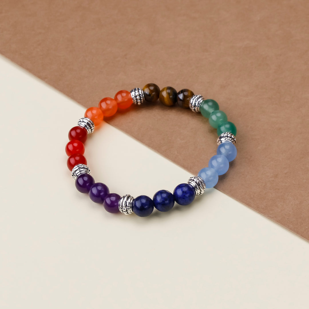 7 Chakra Stones Bracelet