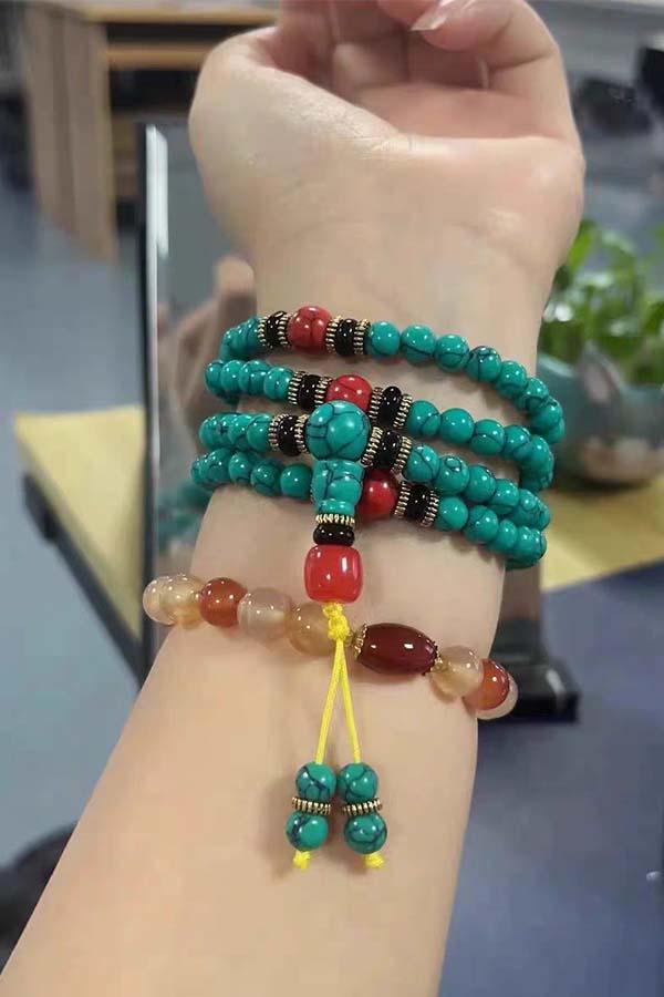 Blue crystal bracelet