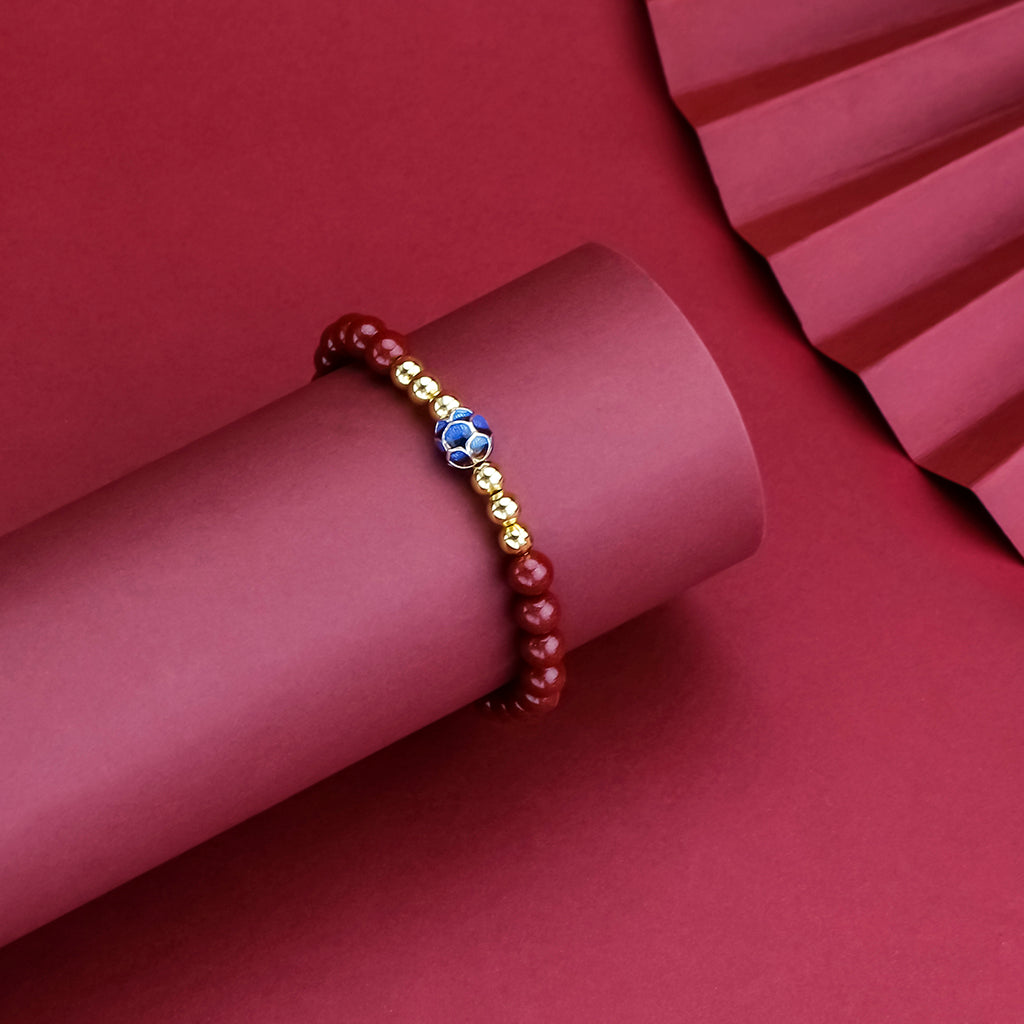 Cinnabar Lotus Bracelet