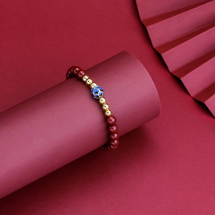 Cinnabar Lotus Bracelet