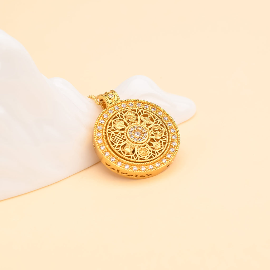 Eight Treasure Compass Pendant