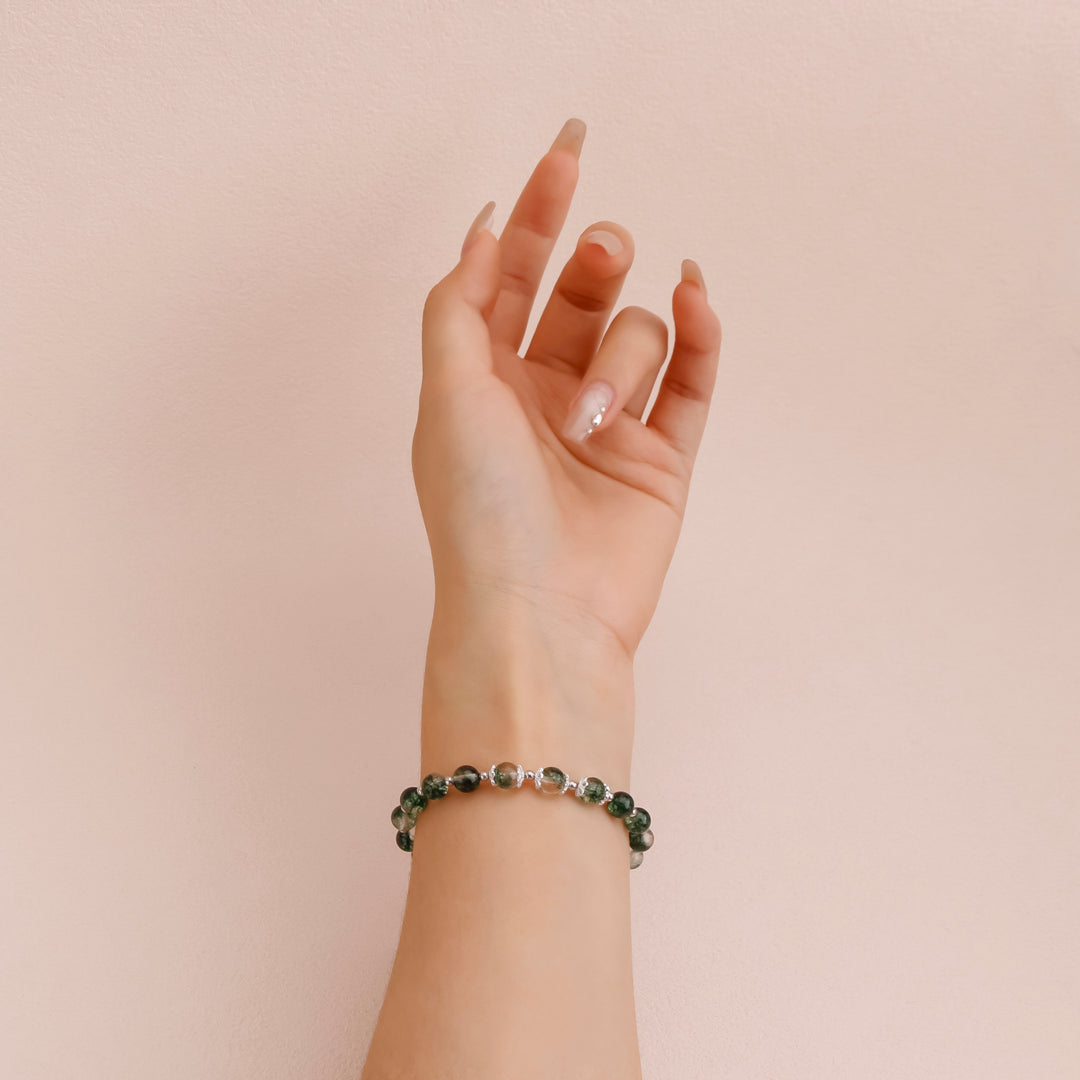 Green Ghost Bracelet with Torus