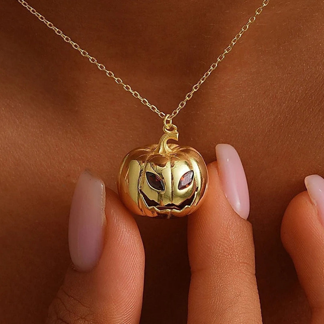 Halloween Pumpkin Necklace