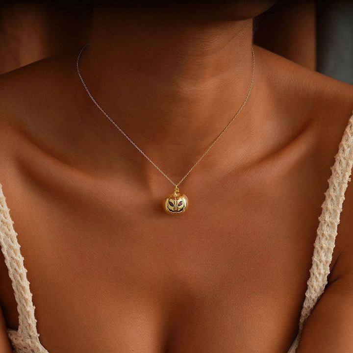 Halloween Pumpkin Necklace