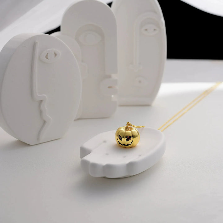 Halloween Pumpkin Necklace