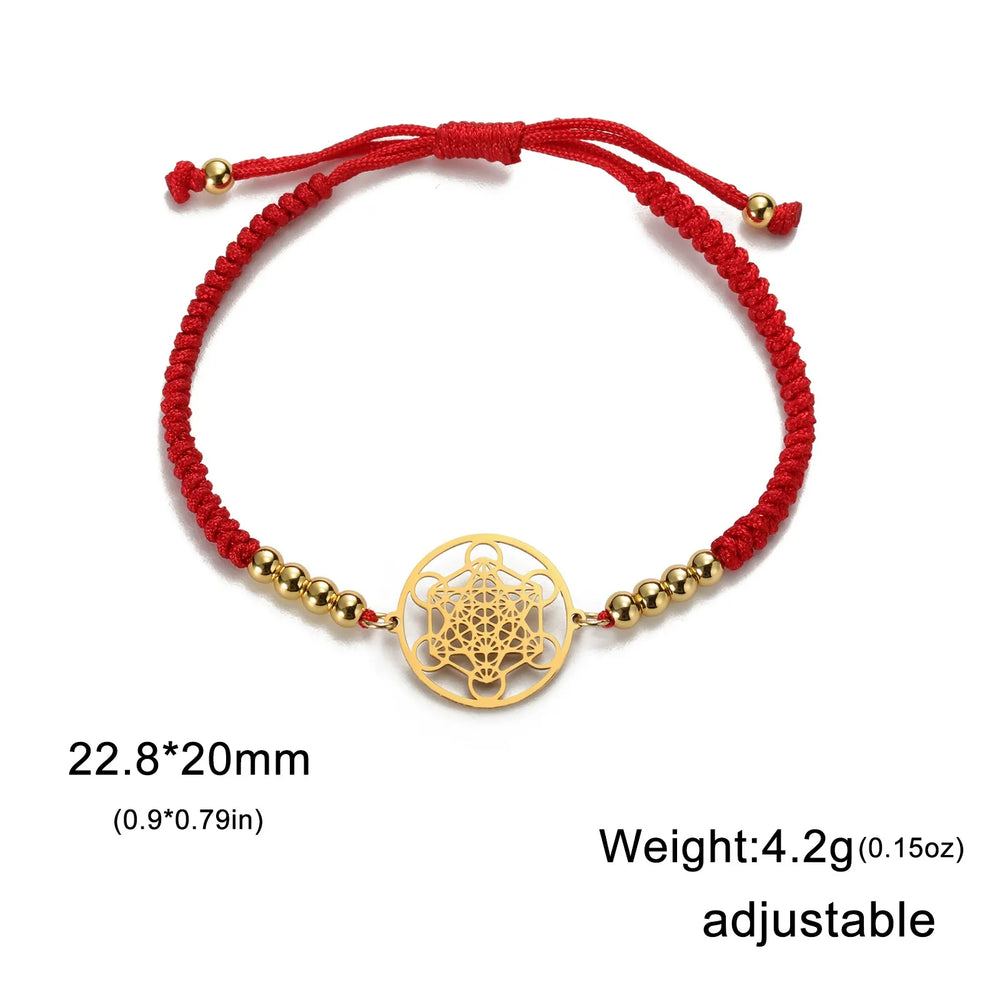 Metatron’s Cube String Bracelet