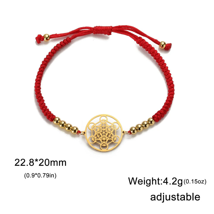 Metatron’s Cube String Bracelet