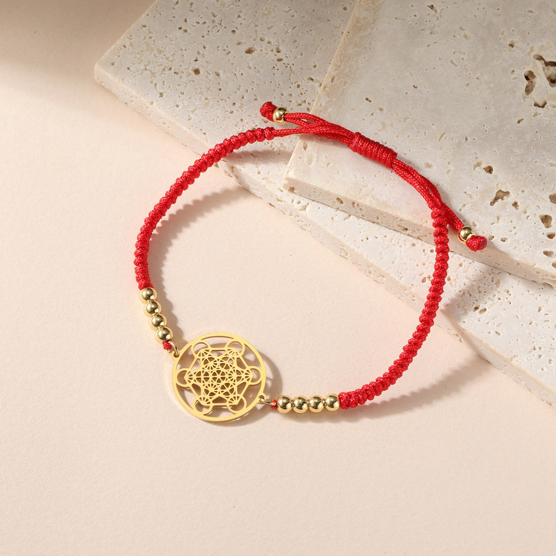 Metatron’s Cube String Bracelet