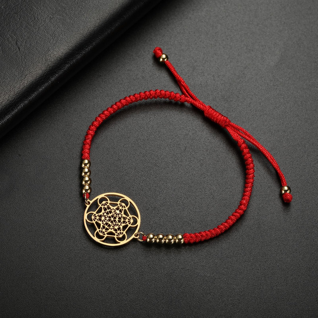 Metatron’s Cube String Bracelet