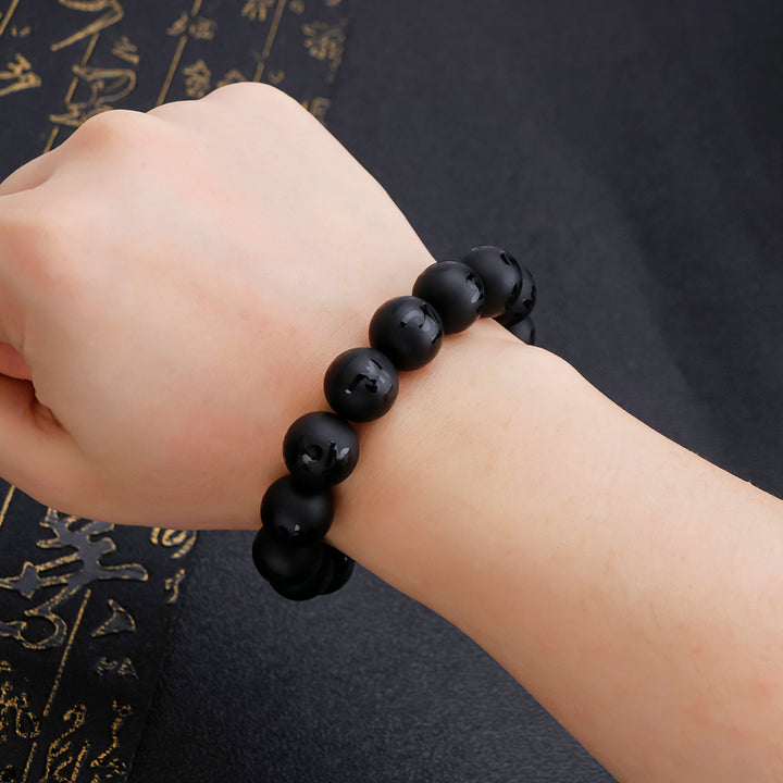 Natural Black Obsidian Protection Bracelet