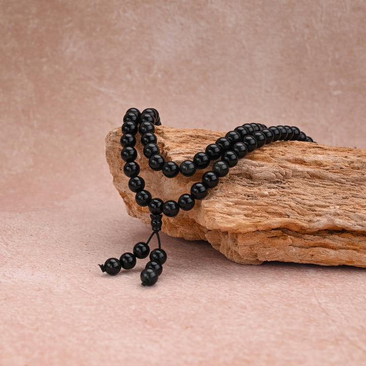 Obsidian 108 Mala Beads Fulfilment Bracelet
