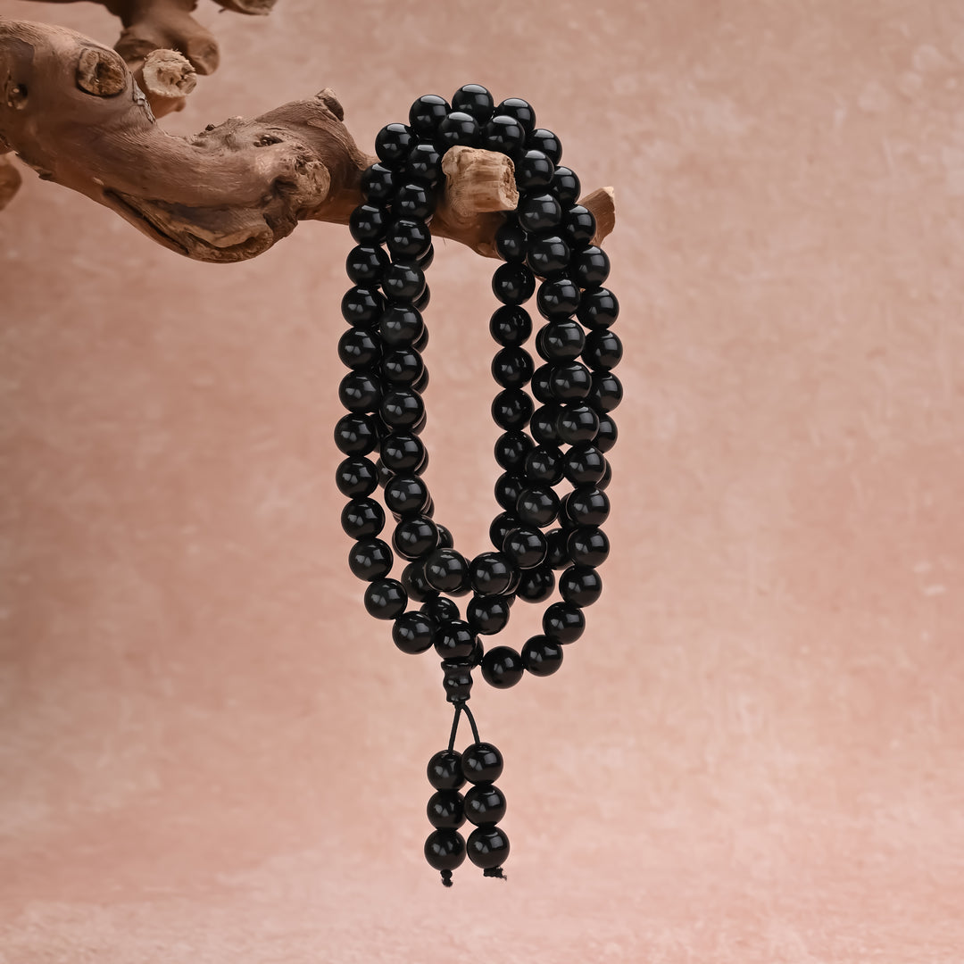Obsidian 108 Mala Beads Fulfilment Bracelet