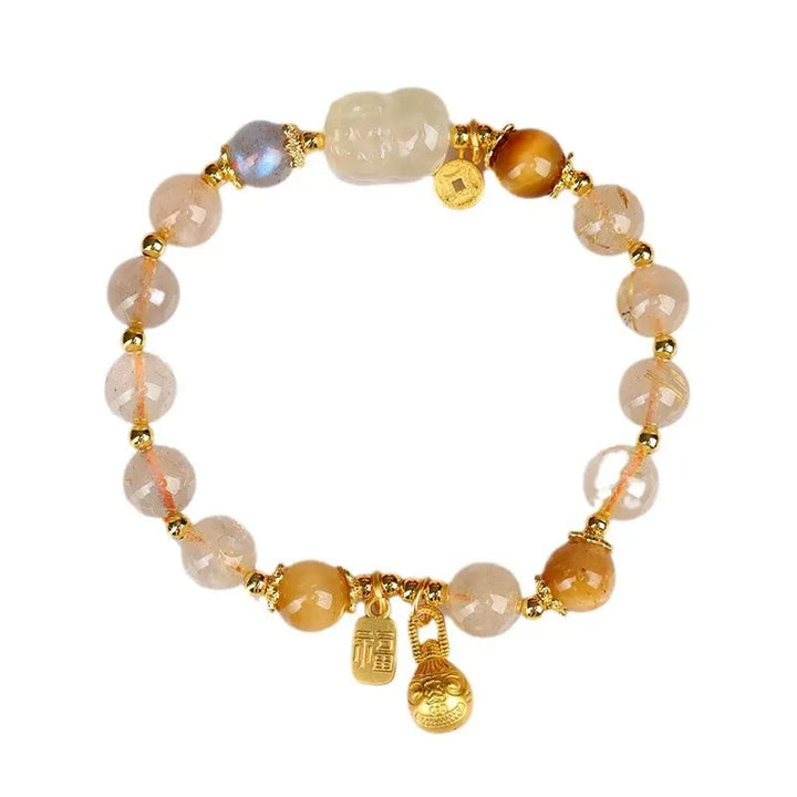 Pixiu Citrine Crystal Bracelet