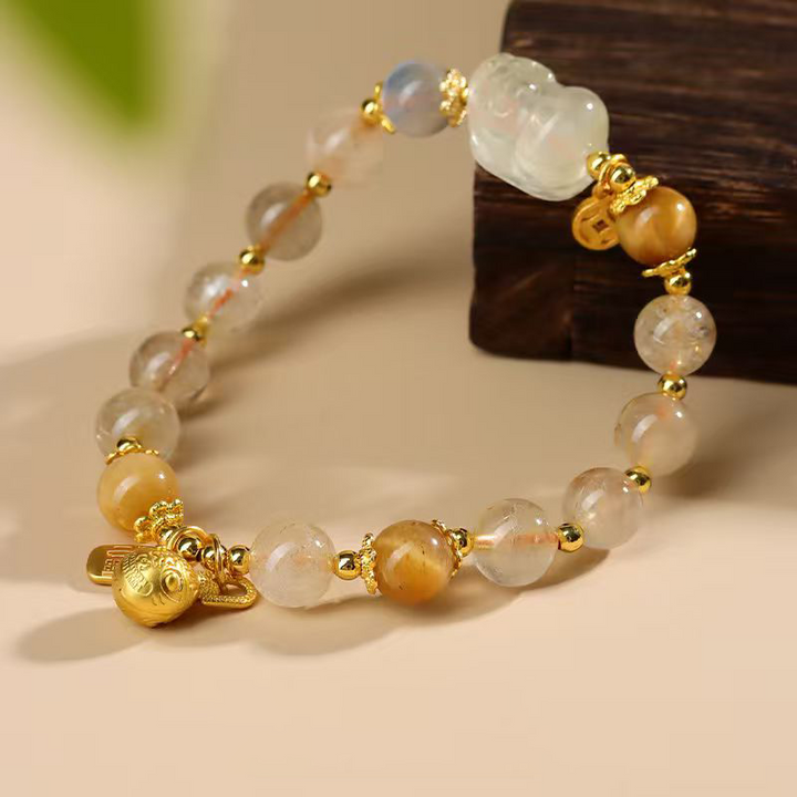 Pixiu Citrine Crystal Bracelet