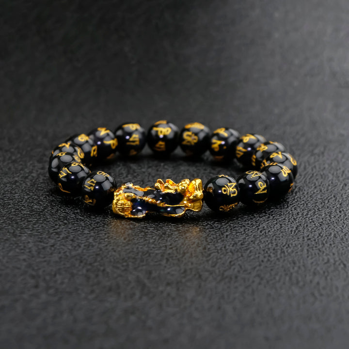 Pixiu Obsidian Wealth & Protecction Bracelet