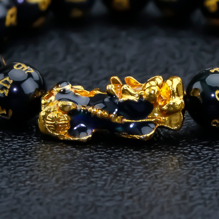 Pixiu Obsidian Wealth & Protecction Bracelet