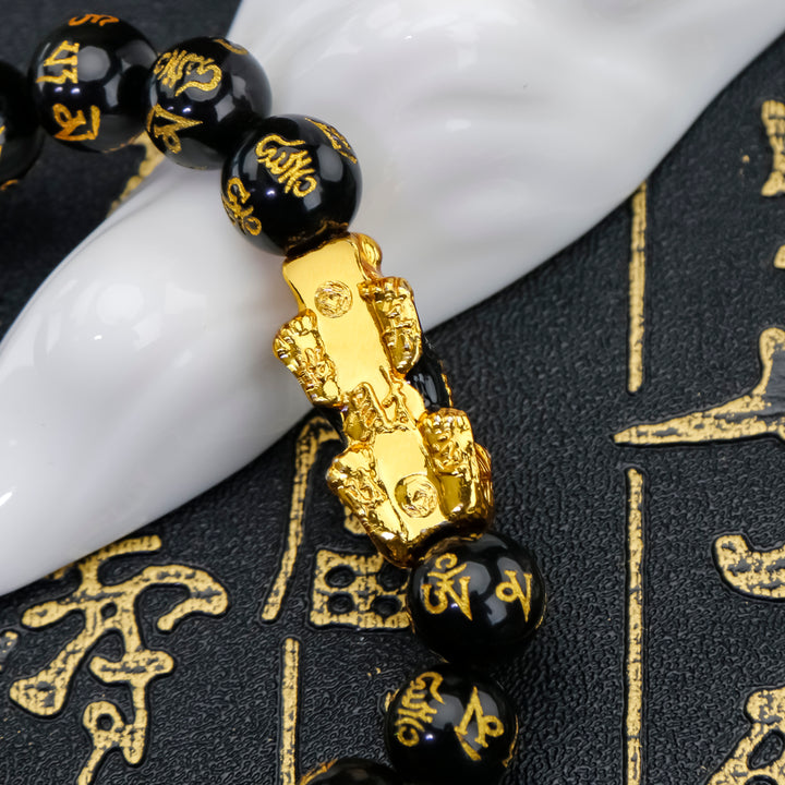 Pixiu Obsidian Wealth & Protecction Bracelet