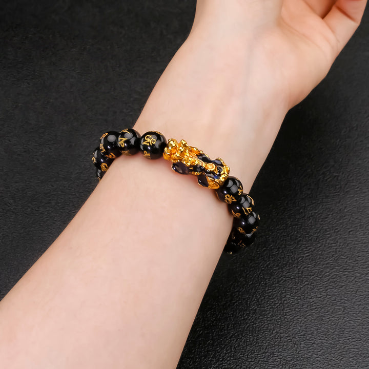  Pixiu Obsidian Wealth & Protecction Bracelet