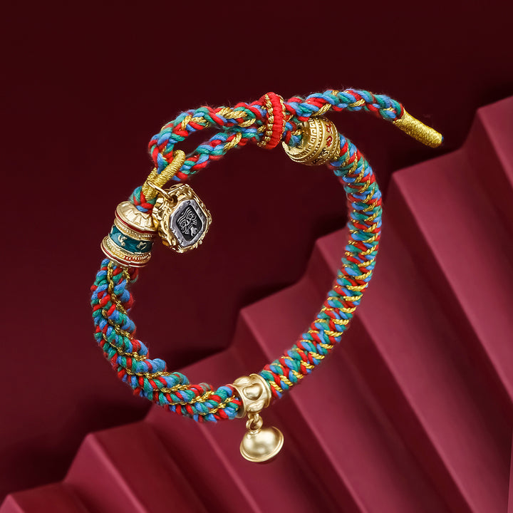 Tibetan Om Mani Padme Hum Carved Zakiram Goddess Bracelet