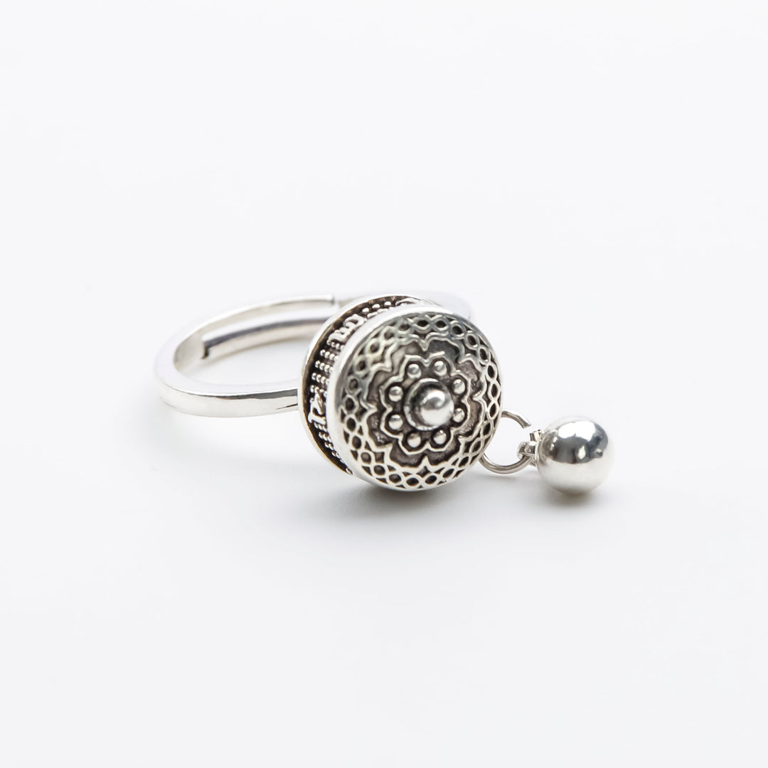 Tibetan Prayer Wheel Ring 1