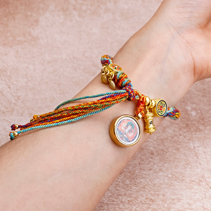 Tibetan Six Words Mantra Dreamcatcher Bracelet-Luck