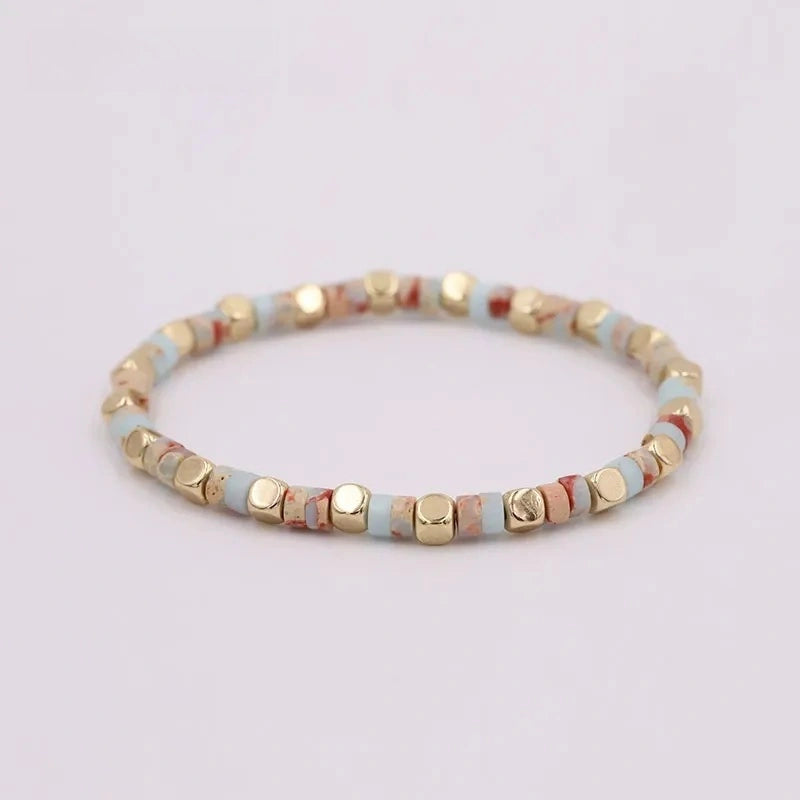 Vintage Stone Beaded Bracelet