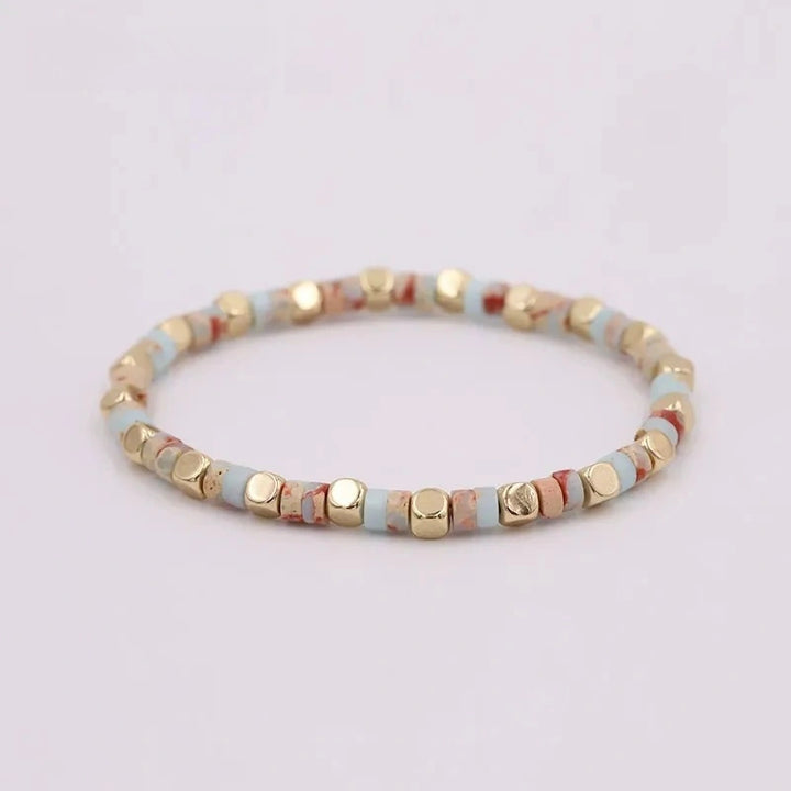 Vintage Stone Beaded Bracelet