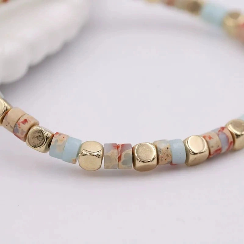Vintage Stone Beaded Bracelet