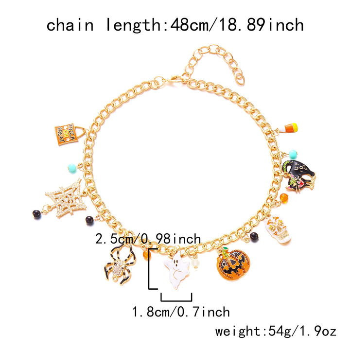 Halloween Pumpkin Ghost Bracelet