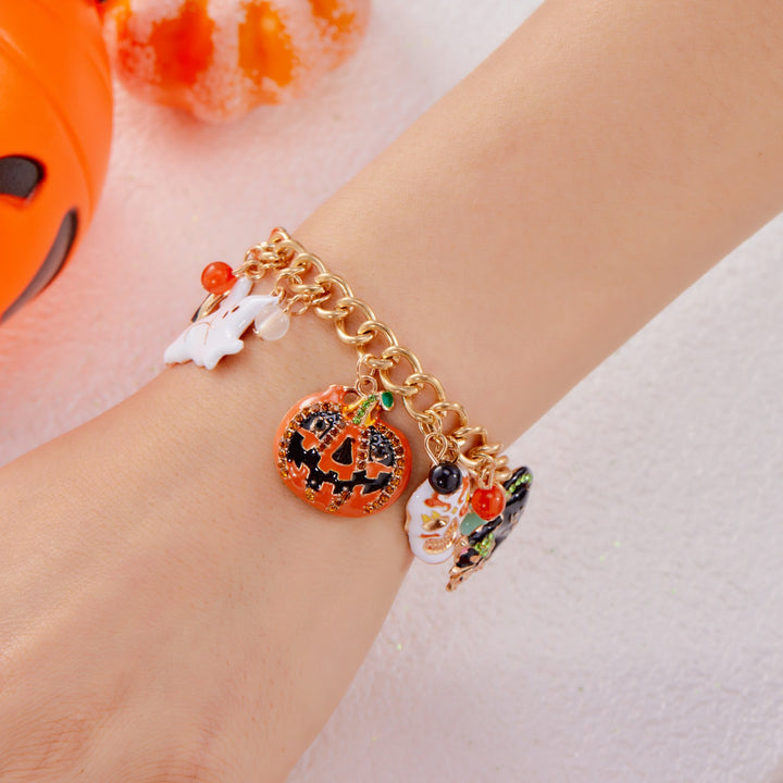 Halloween Pumpkin Ghost Bracelet