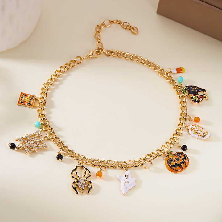 Halloween Pumpkin Ghost Bracelet