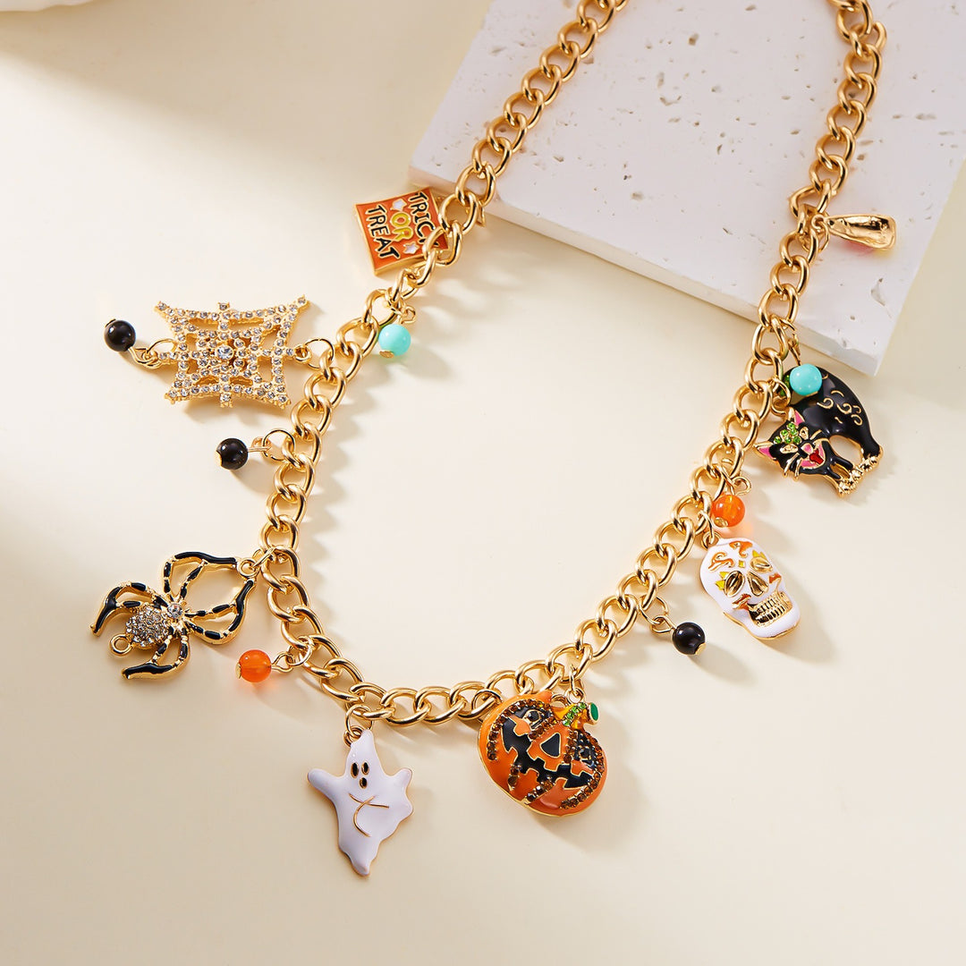 Halloween Pumpkin Ghost Bracelet