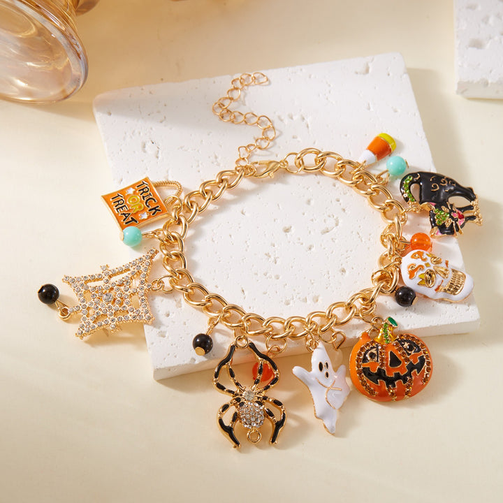 Halloween Pumpkin Ghost Bracelet